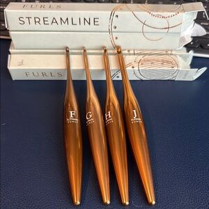 Furls Streamline Bronze Crochet Hooks F, G, H, J